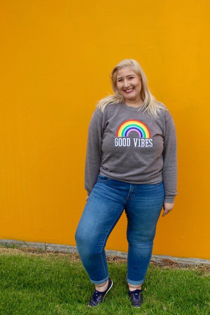 Good Vibes Rainbow Sweatshirt