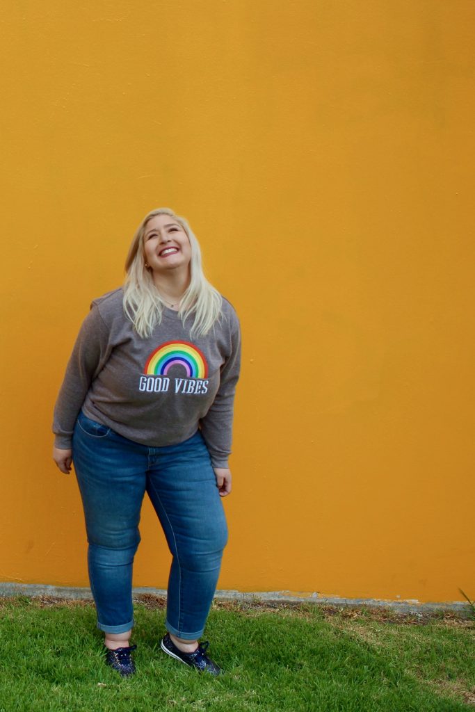 Good Vibes Rainbow Sweatshirt