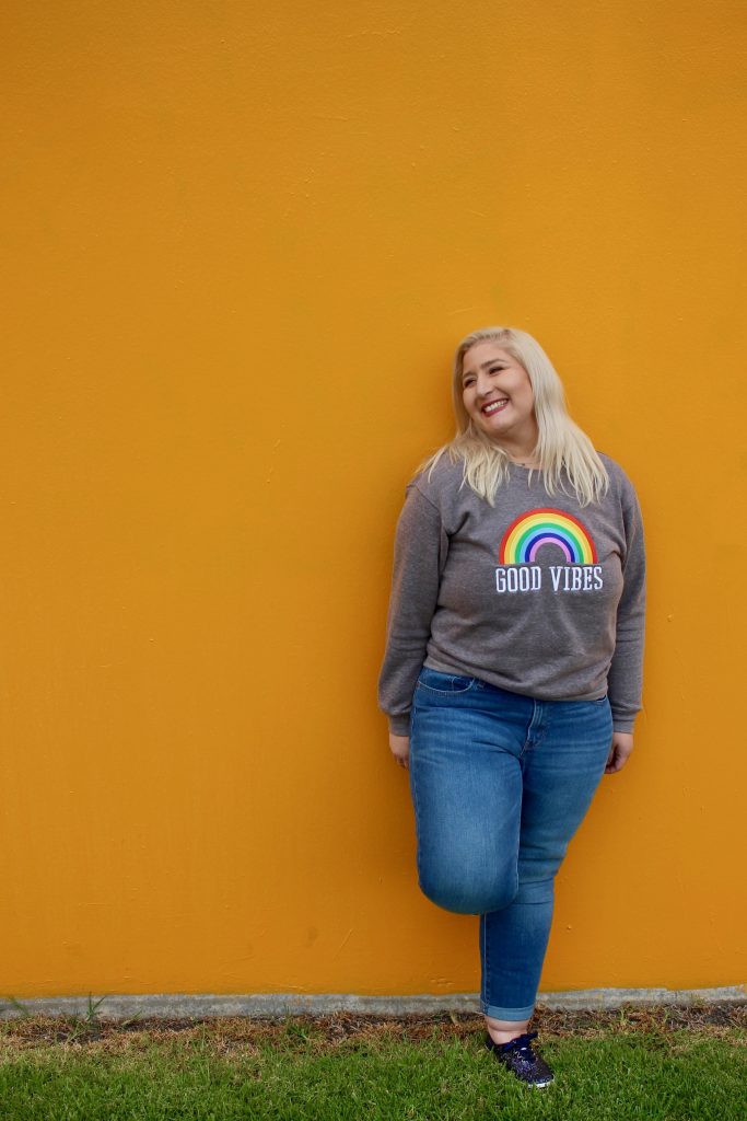 Good Vibes Rainbow Sweatshirt