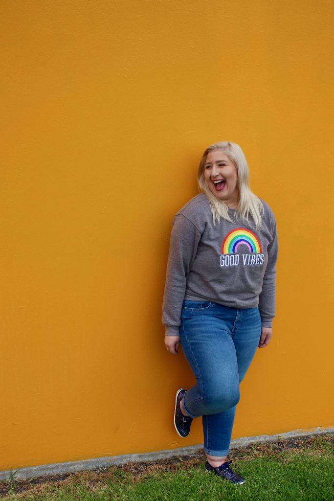 Good Vibes Rainbow Sweatshirt