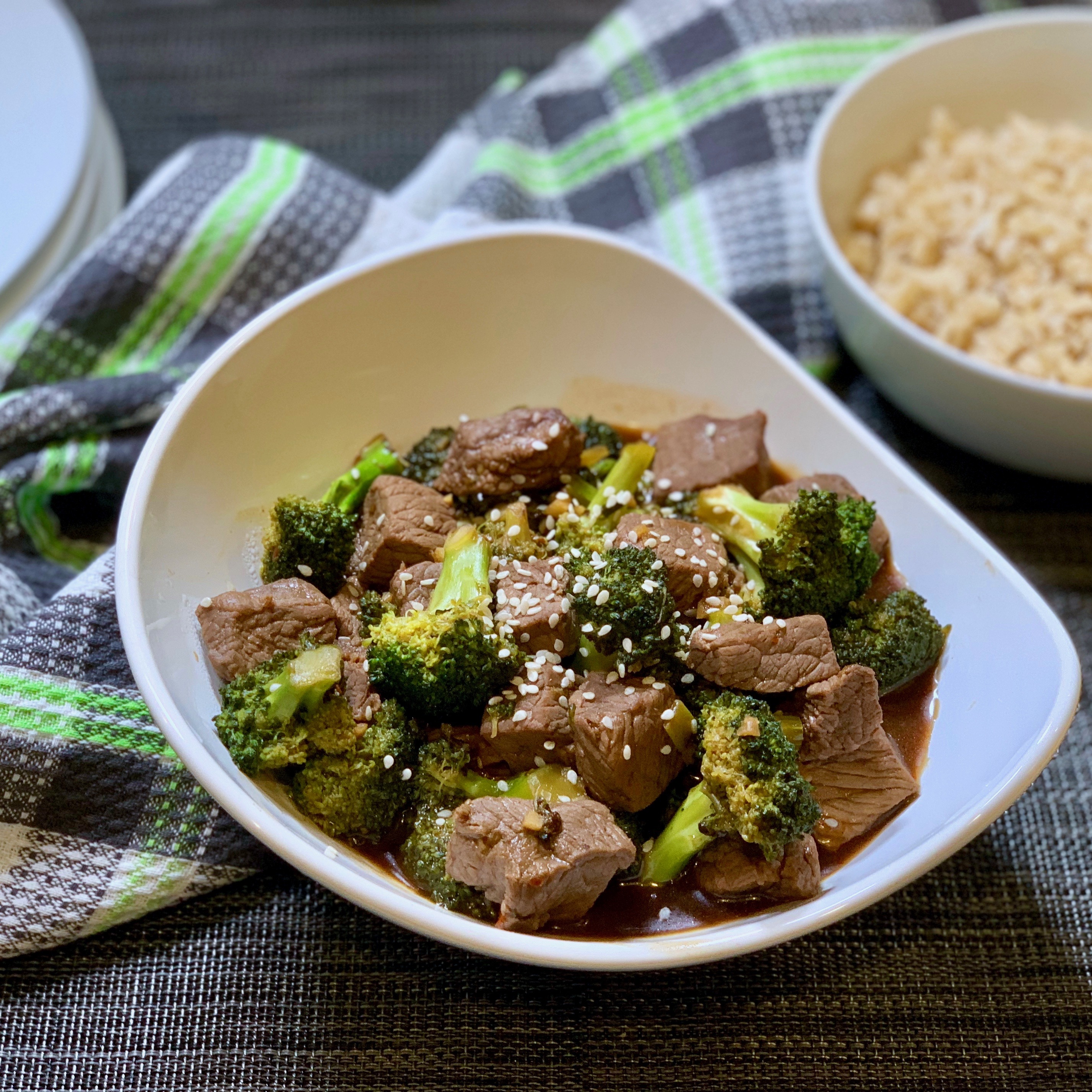 Protein and Veggies made tasty with this Healthy Beef and Broccoli Recipe