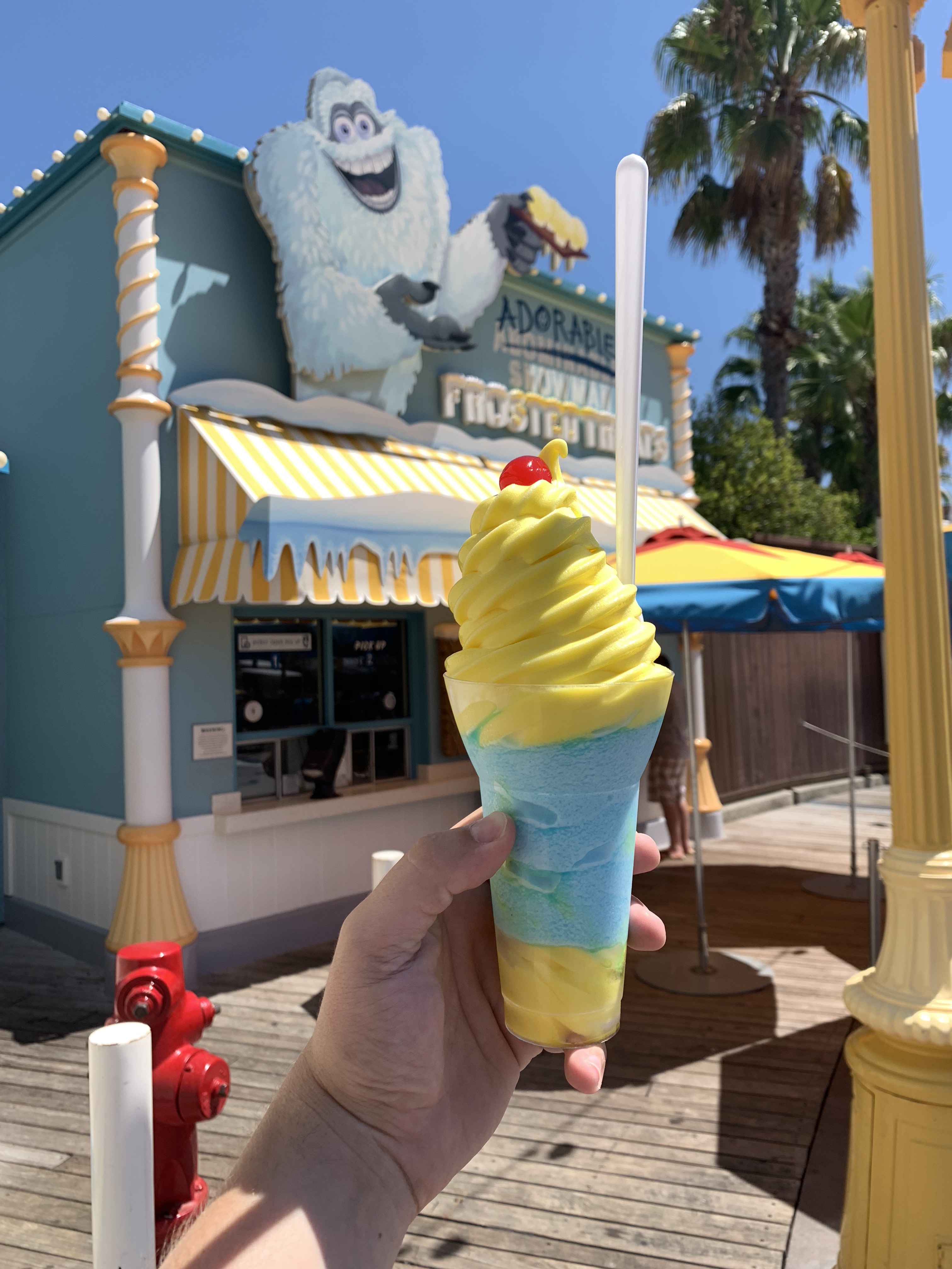 Adorable Snowman Pixar Pier Parfait disney food blog