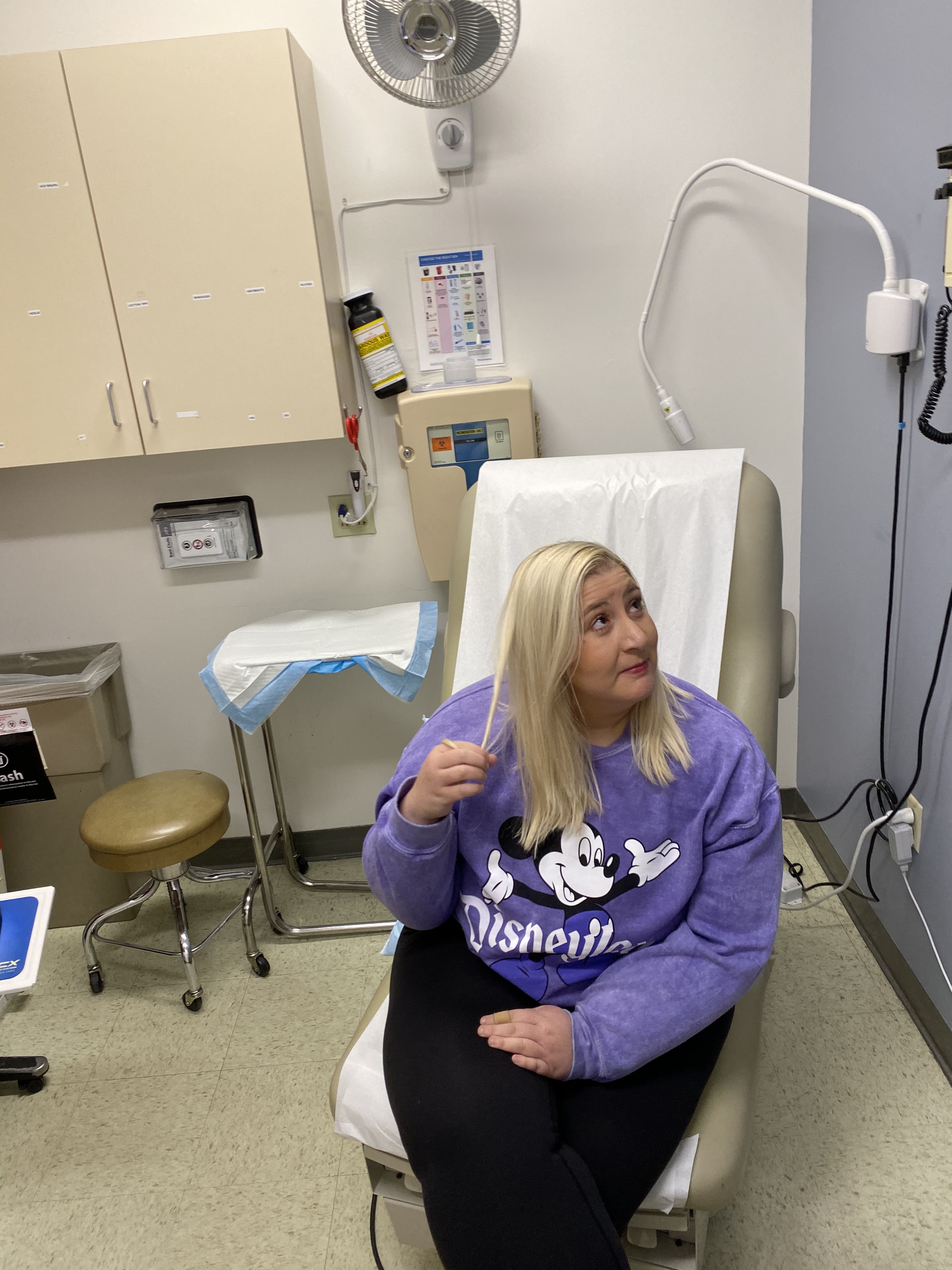 Jacqueline in Dr. Office