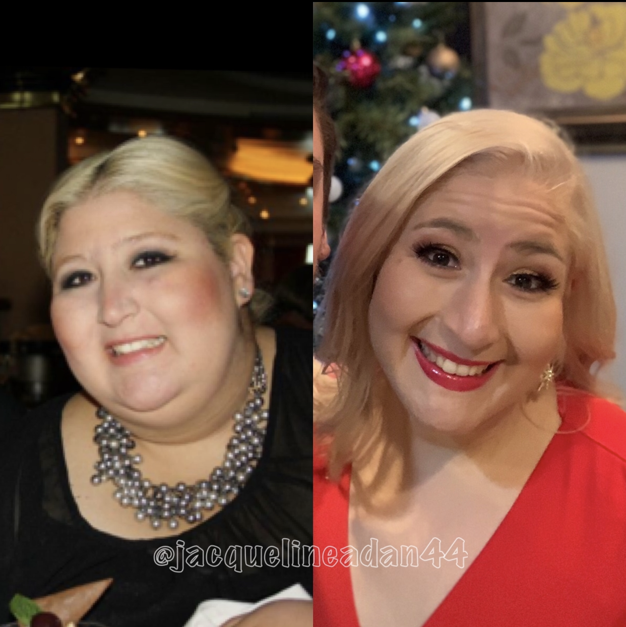 Jacqueline Adan before and after 300 lbs lost