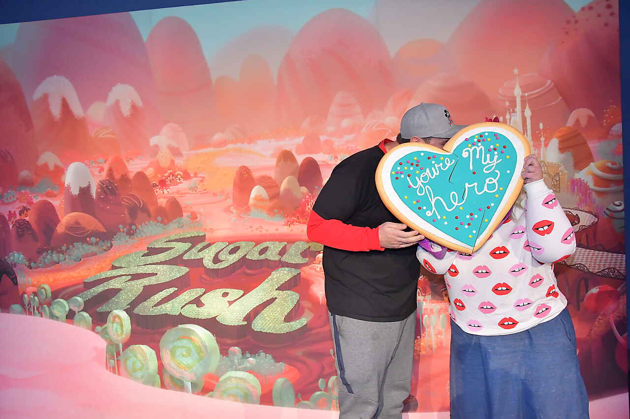 Disneyland Afterdark Wreck It Ralph Photo Op