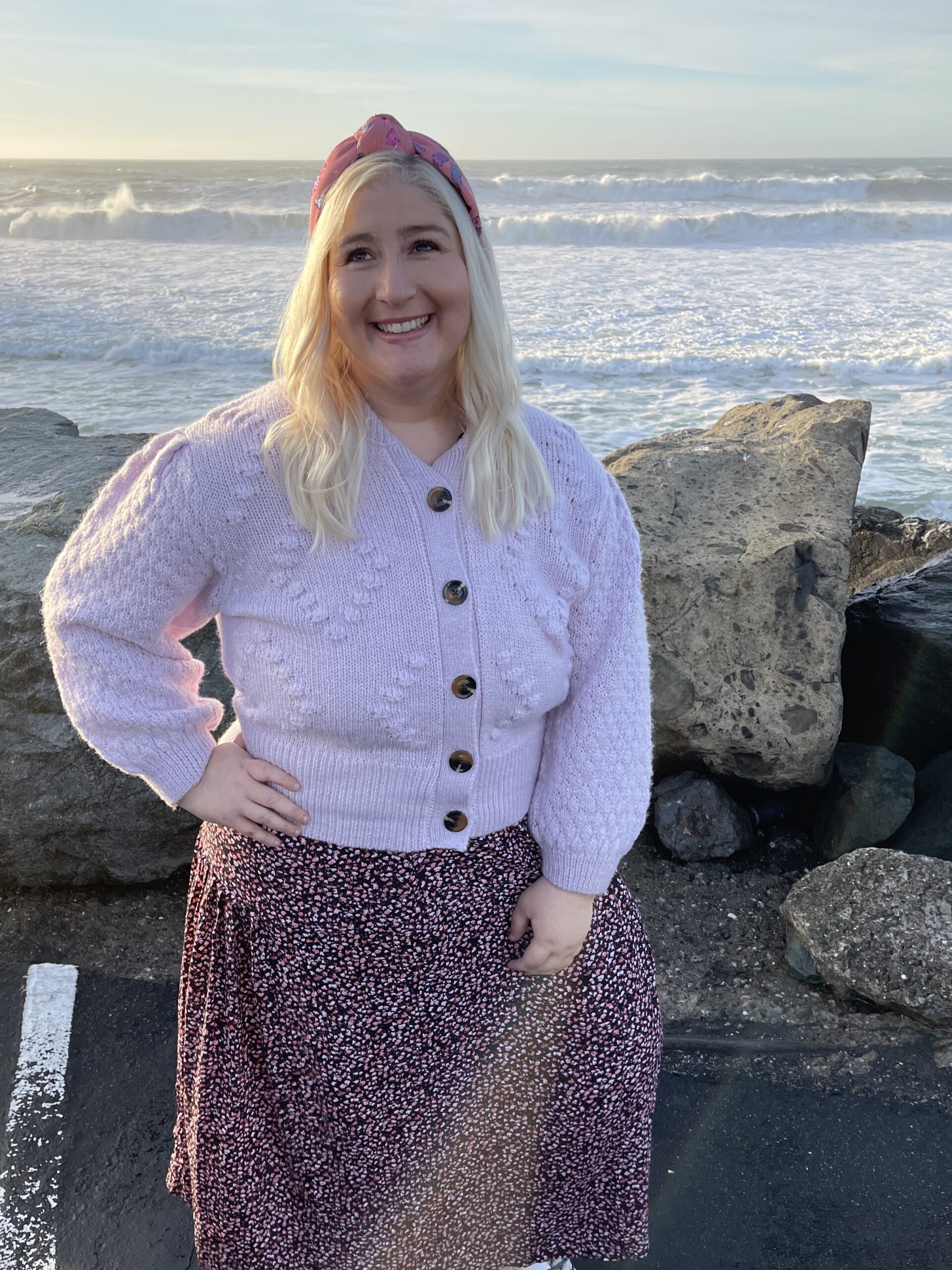 Jacqueline at the beach