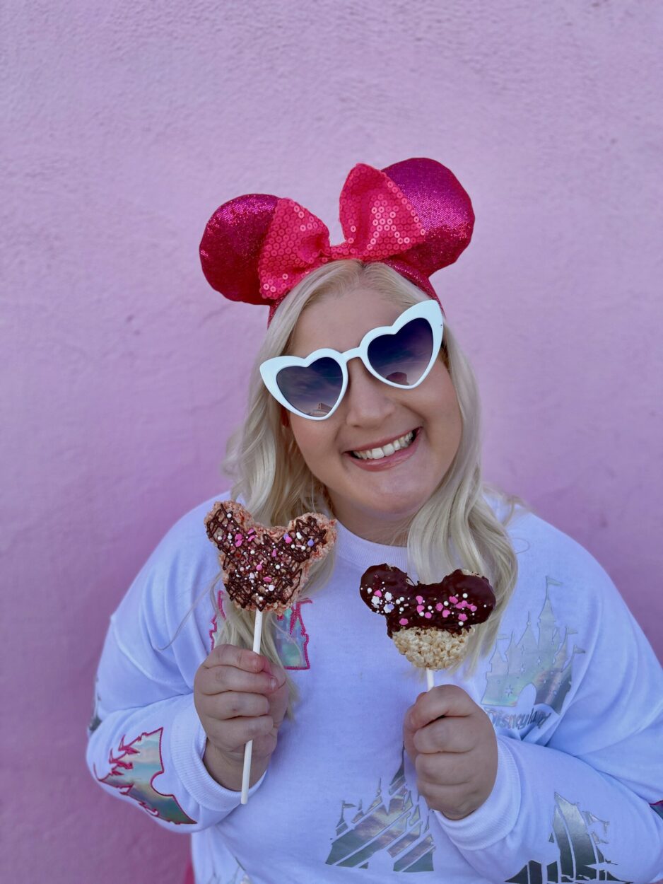 Jacqueline with Rice Krispy Treats